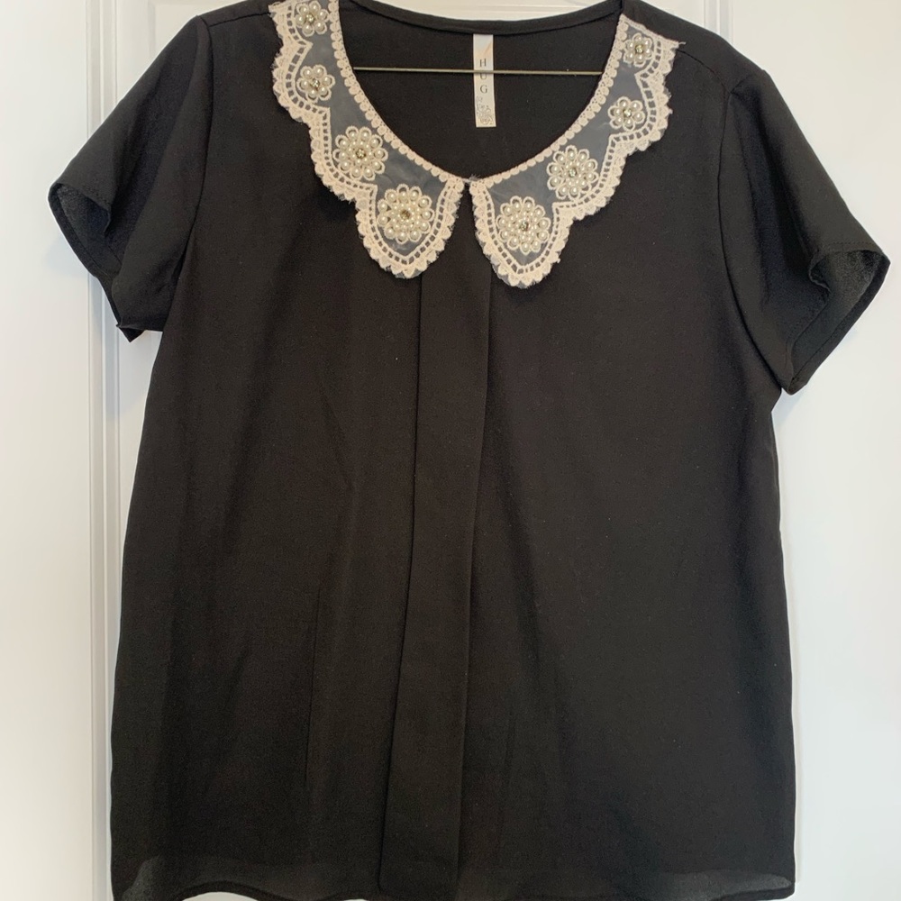 Women’s Short-Sleeve Blouse Size S